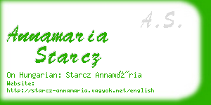 annamaria starcz business card